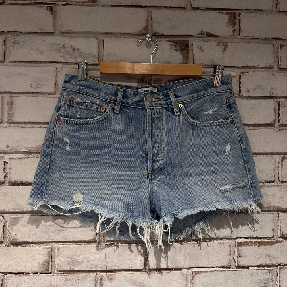 Agolde Parker Denim Jean Shorts